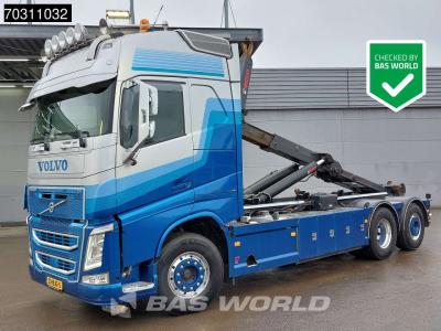 Volvo FH 500 FH 6X2 NL-Truck APK HIAB XR26S59 containersysteem Lift+steering axle VEB+ Euro 6 in vendita da BAS World B.V.