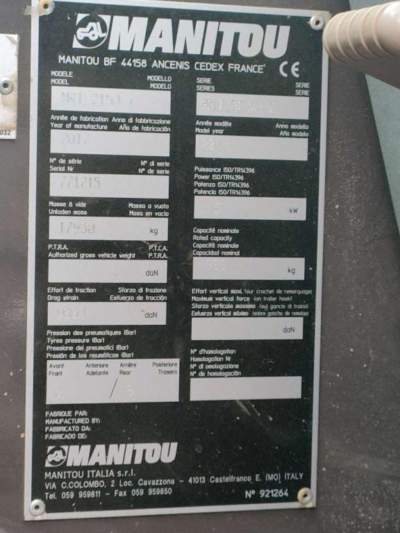 Manitou MRT 2150+ Foto 4