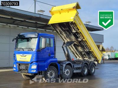 Man TGS 35.460 8X4 12m3 2-way tipper Steelsuspension Big-Axle Automatic Euro 6 in vendita da BAS World B.V.