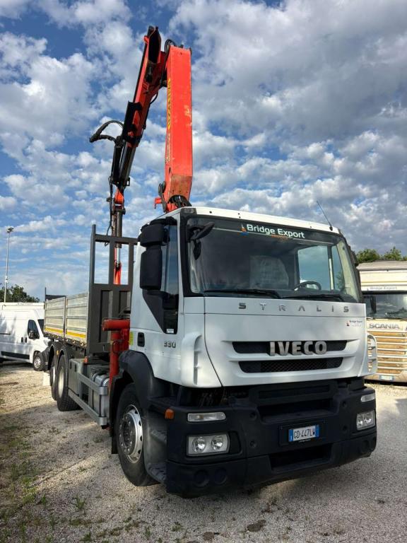 Iveco STRALIS 330 euro 5 ribaltabile GRU PALFINGER Foto 17