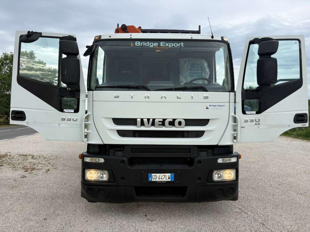 Iveco STRALIS 330 euro 5 ribaltabile GRU PALFINGER Foto 9