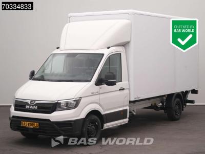 Man TGE 3.140 Automaat Laadklep Bakwagen Airco Cruise Camera Euro6 Meubelbak Koffer A/C Cruise control in vendita da BAS World B.V.