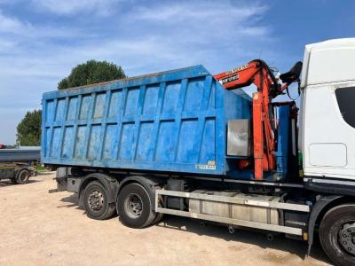 CONTAINER SCARRABILE USATO A CIELO APERTO CON GRU in vendita da Aurora Srl