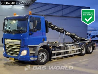 Daf CF 460 6X2 NL-Truck APK ACC Liftachse 28T Trans-Com chainlift Euro 6 in vendita da BAS World B.V.