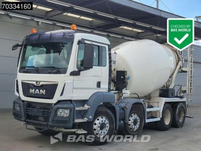Man TGS 32.420 TGS 8X4 Schwing 9m3 mixer steelsuspension Automatic Euro 6 in vendita da BAS World B.V.