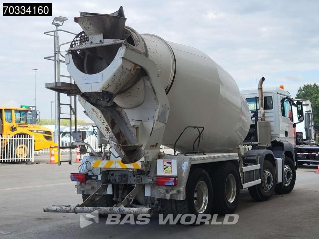 Man TGS 32.420 TGS 8X4 Schwing 9m3 mixer steelsuspension Automatic Euro 6 Foto 5
