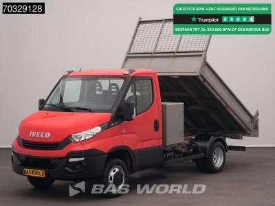 Iveco Daily 35C12 Kipper Dubbel Cabine 3,5t Trekhaak Airco Cruise Euro6 Tipper Benne Kieper Airco Trekhaa in vendita da BAS World B.V.