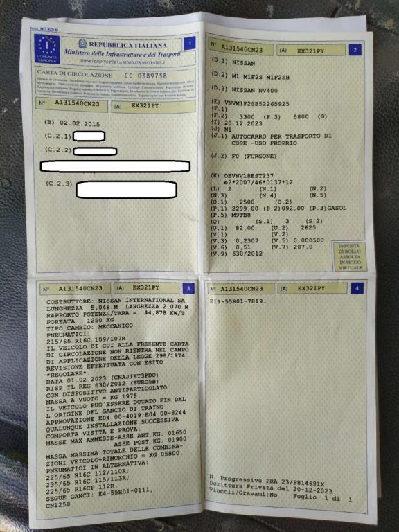 Nissan NV400 Foto 9