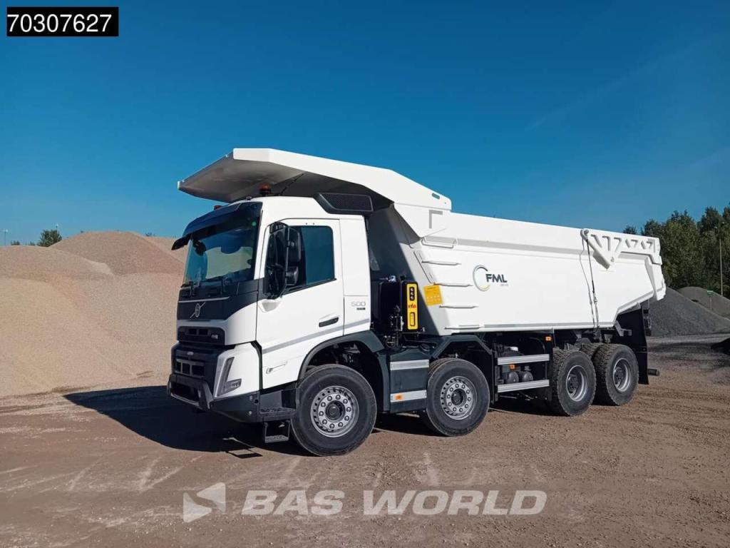 Volvo FMX 500 FMX 8X4 22m3 Mining tipper 52tons GVW Steel suspension Big-Axle VEB+ Euro 6 Foto 8