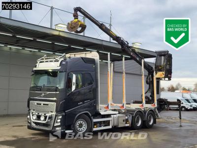 Volvo FH16 750 FH16 6X4 HIAB LOGLIFT F108S 83 Wood crane Retarder VEB+ Big-Axle Euro 6 in vendita da BAS World B.V.