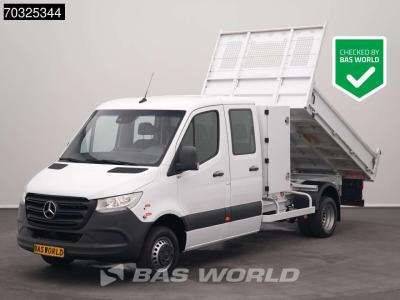 Mercedes-Benz Sprinter 514 CDI Dubbel Cabine Kipper 3,5t Trekhaak Airco Cruise Euro6 Tipper Benne Kieper A/C Towb in vendita da BAS World B.V.