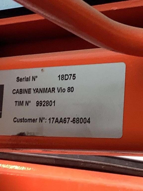 Cabina per Yanmar VIO 80 Foto 5