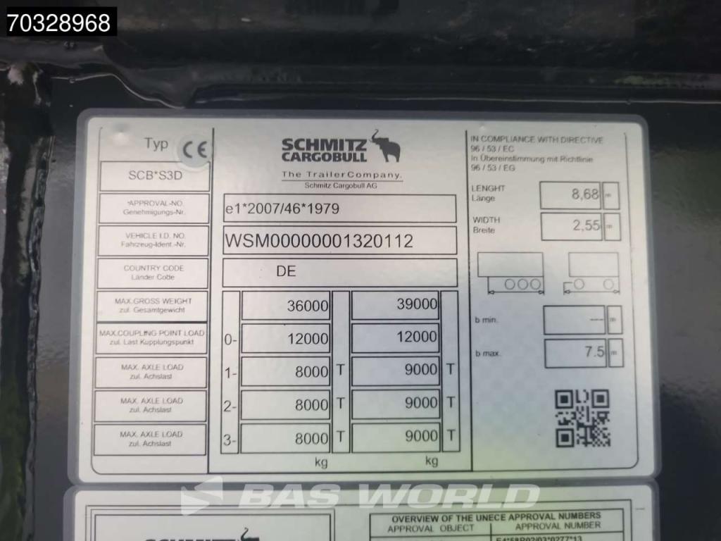 Schmitz SCB*S3D Lift Axle Cramaro Steel Foto 28