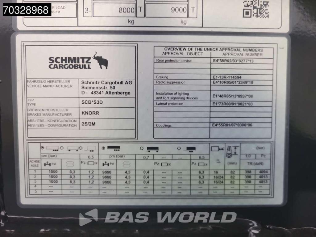 Schmitz SCB*S3D Lift Axle Cramaro Steel Foto 29