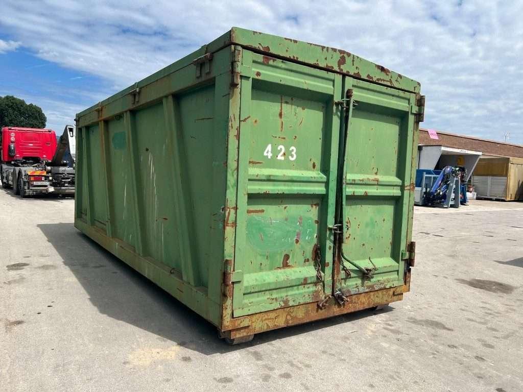 CONTAINER SCARRABILE USATO CON COPERCHIO Foto 3