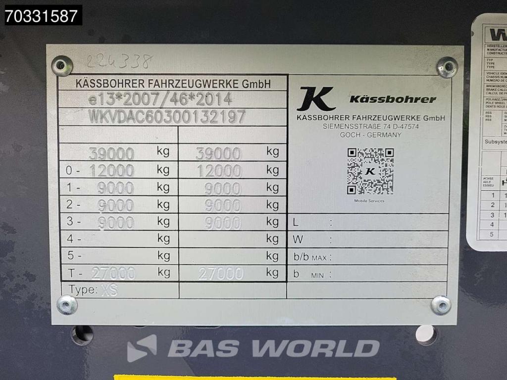 Kässbohrer XS 3 axles NEW Lift Axle Steel Foto 30