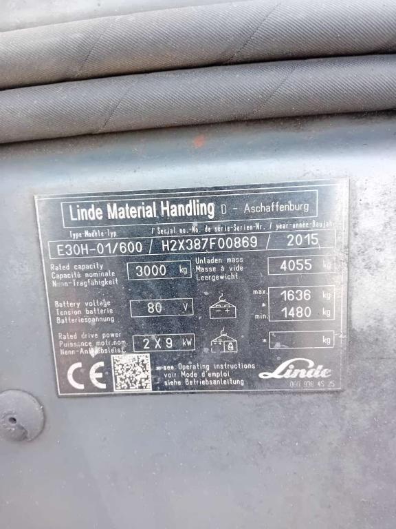 Linde E30H-01/600 Foto 6