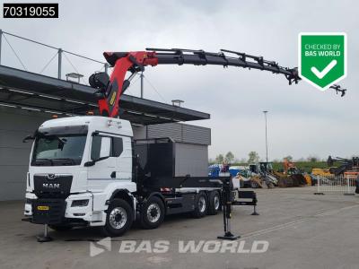 Man TGX 35.520 8X4 NEW! Palfinger PK580 TEC Crane + PJ150E JIB Winch Hydrodrive in vendita da BAS World B.V.