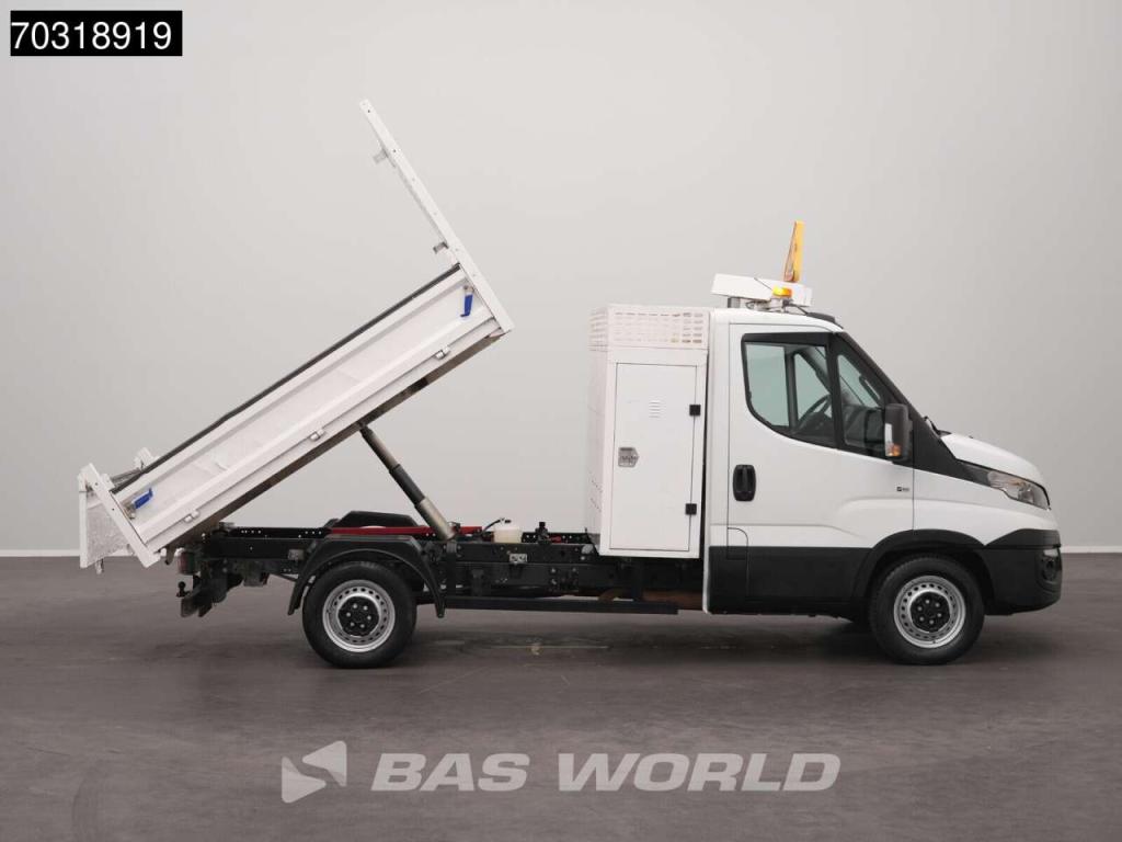 Iveco Daily 35S14 Automaat Open Laadbak met Kist 3.5t trekhaak Airco Cruise Euro6 Pritsche Pickup Open Bo Foto 9