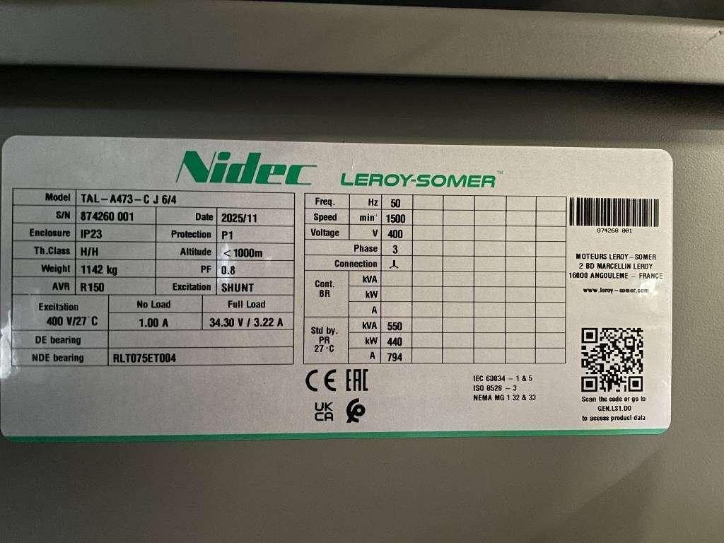 Cummins QSZ13-G13 - 550 kVA Generator - DPX-19846 Foto 15