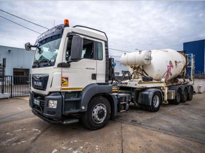 Man TGS 18.400 BLS 4X4H+SEMI-MIXER 12M3 in vendita da Braem NV