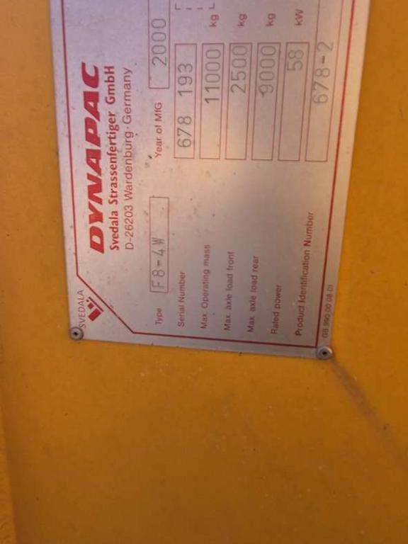 Dynapac F8-4W Foto 2