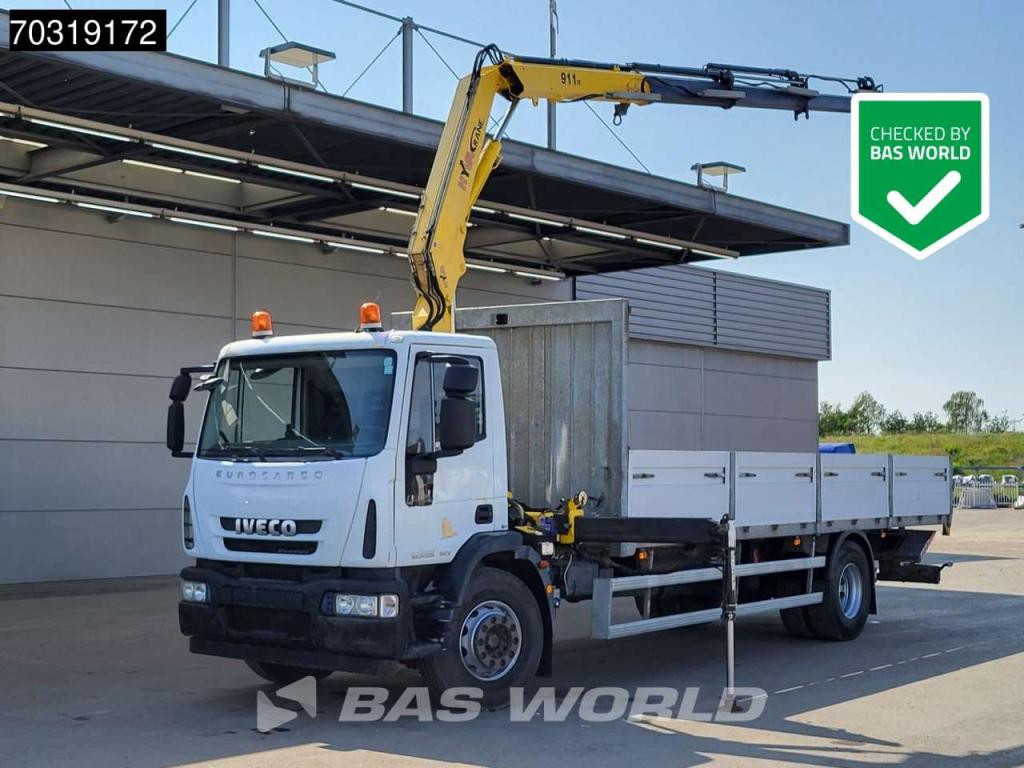 Iveco Eurocargo 180E250 4X2 HYVA V911 3S Kran Crane Manual Euro 5 Foto 1