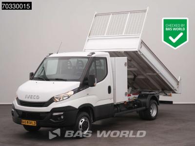 Iveco Daily 35C14 Kipper met Kist Dubbellucht 3,5t Trekhaak Airco Cruise Euro6 Tipper Benne Kieper A/C To in vendita da BAS World B.V.