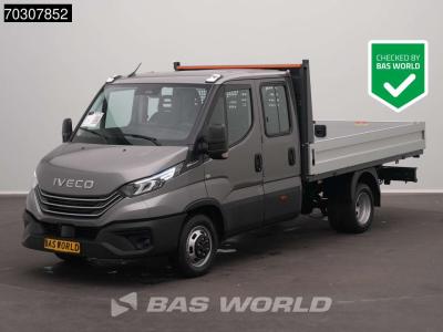 Iveco Daily 35C21 3.0L Automaat Dubbel Cabine Open Laadbak 210PK ACC LED Airco Camera CarPlay Parkeersens in vendita da BAS World B.V.
