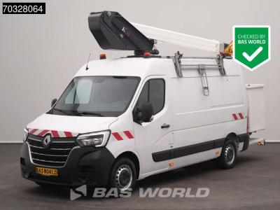 Renault Master 145PK Hoogwerker Werkhoogte 11,2m L2H2 Trekhaak Airco Cruise Camera Parkeersensoren Werkplaa in vendita da BAS World B.V.