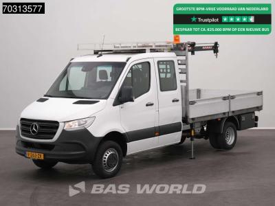 Mercedes-Benz Sprinter 514 CDI Automaat Kraanwagen 995kg HIAB T-CLX 018 B-2 Dubbel Cabine Trekhaak Airco Imperiaa in vendita da BAS World B.V.
