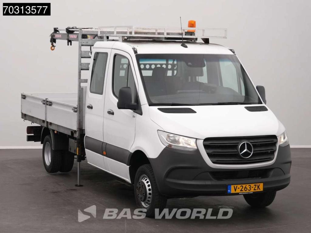 Mercedes-Benz Sprinter 514 CDI Automaat Kraanwagen 995kg HIAB T-CLX 018 B-2 Dubbel Cabine Trekhaak Airco Imperiaa Foto 6