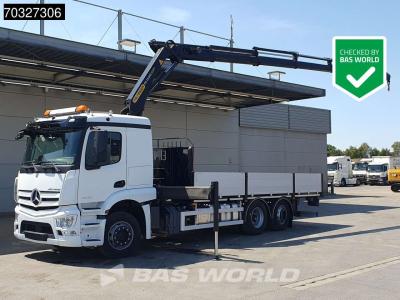 Mercedes-Benz Actros 2540 6X2 Palfinger PK19.001 SLD Crane Kran Lift+Steering Axle Euro 6 in vendita da BAS World B.V.