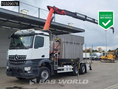 Mercedes-Benz Actros 2536 6X2 Palfinger PK18502 SH Kran Crane 6 extensions Lift axle Euro 6 in vendita da BAS World B.V.