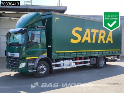 Daf CF 290 4X2 19tonner curtainsider 1500kg Ladebordwand Automatic ACC Euro 6 in vendita da BAS World B.V.