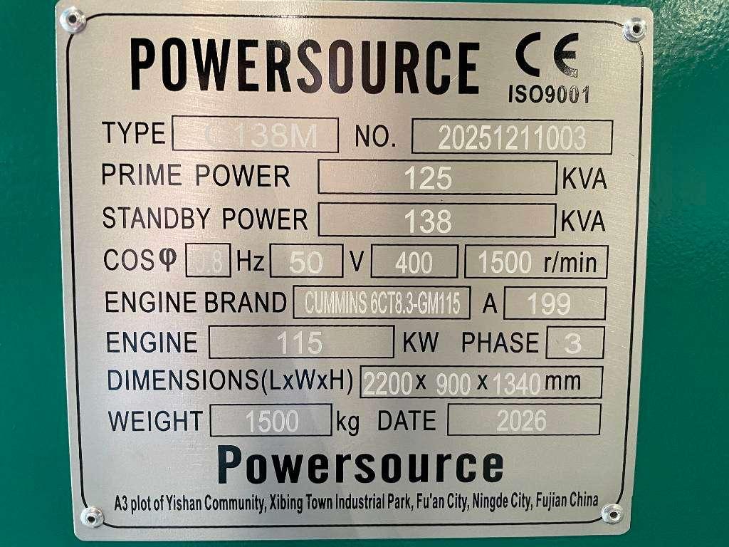 Cummins 6CT8.3-GM115 - 138 kVA Marine Genset - DPX-19752 Foto 6