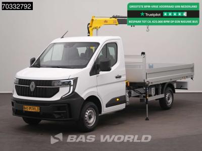 Renault Master 170PK Automaat HYVA HA27 Kraan Open Laadbak Cranetruck Crane laadkraan Kraanwagen Pritsche P in vendita da BAS World B.V.