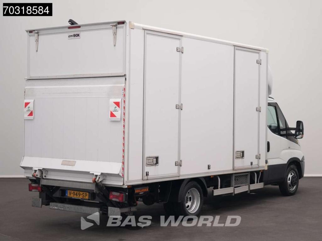 Iveco Daily 35C14 1000KG Laadklep 233cm Hoog Zijdeur Dubbellucht Bakwagen Airco Camera Lat om Lat D'Holla Foto 2