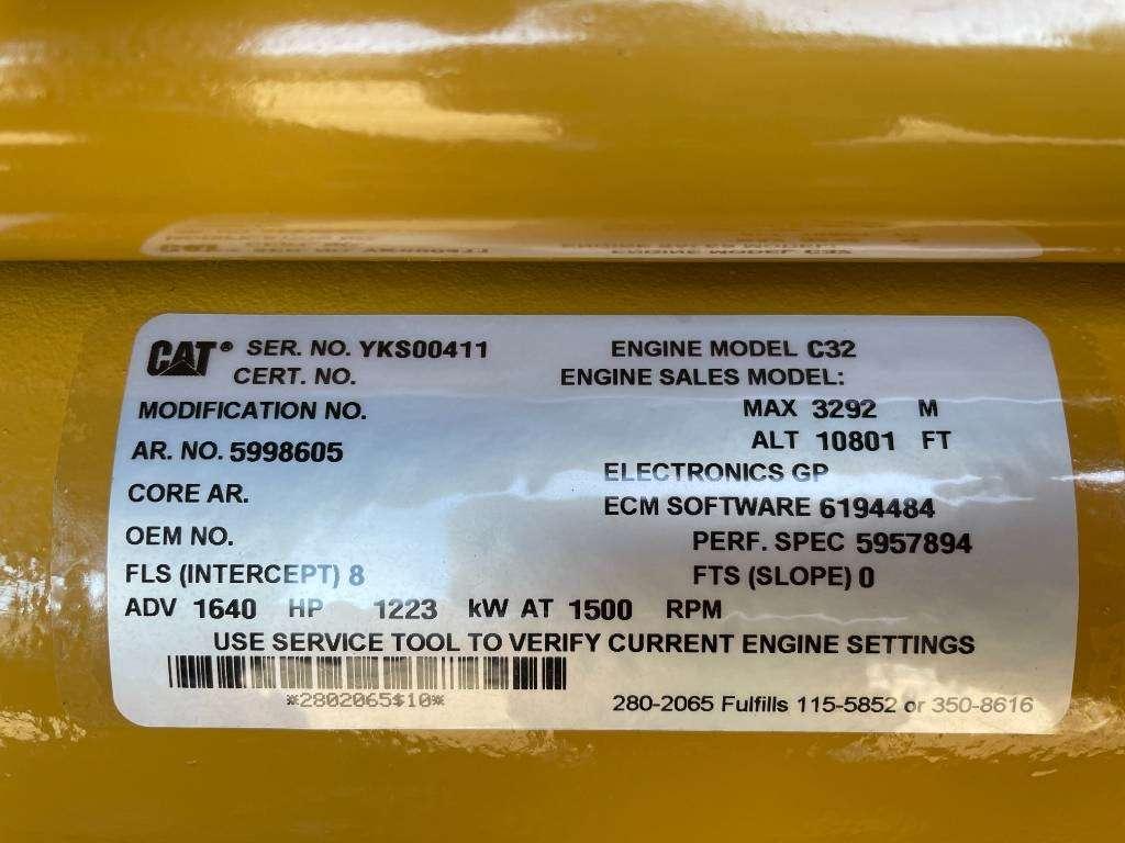 Caterpillar DE1400GC - 1400 kVA Standby Generator - DPX-18227 Foto 10
