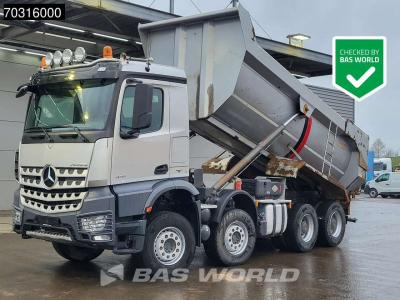 Mercedes-Benz Arocs 4151 8X4 18m3 tipper steel suspension Big-Axle Automatic Euro 6 in vendita da BAS World B.V.