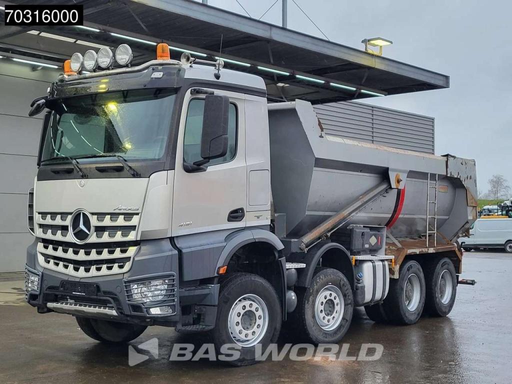Mercedes-Benz Arocs 4151 8X4 18m3 tipper steel suspension Big-Axle Automatic Euro 6 Foto 7