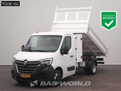 Renault Master 130PK Kipper 3,5t Trekhaak Dubbellucht met Kist Airco Cruise Euro6 Benne Kieper Tipper A/C T in vendita da BAS World B.V.