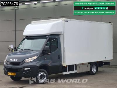 Iveco Daily 50C18 3.0L Automaat 3,5t Trekhaak Bakwagen Zijdeur Achterdeuren 180PK 5tons Navi Standkachel in vendita da BAS World B.V.