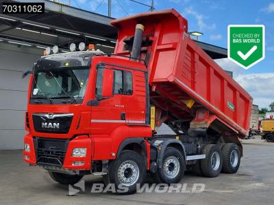 Man TGS 41.510 TGS 8X4 17m3 tipper Full Steel Hub reduction Automatic Euro 6 in vendita da BAS World B.V.