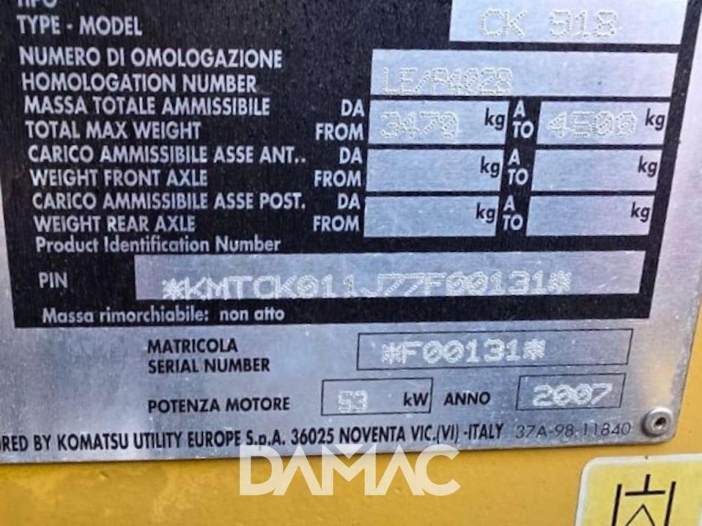Komatsu CK20 Foto 23