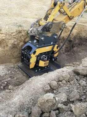 EMM Piastra vibrante escavatore 10/15 ton Foto 3