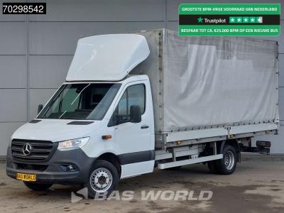 Mercedes Sprinter 519 CDI 3.0L V6 Automaat 484cm Dubbellucht Huif Bakwagen 190PK Airco Cruise Euro6 Meubelba in vendita da BAS World B.V.