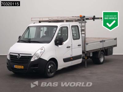 Opel Movano 145PK Kraanwagen HIAB T-CLX 018 B-2 Dubbel Cabine Open Laadbak Dubbellucht 3,5t Trekhaak Air in vendita da BAS World B.V.