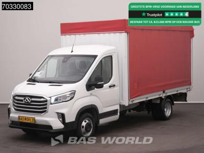 Maxus Deliver 9 Schuifzeilen Huif Dubbellucht LED Airco Cruise Euro6 Pritsche Pickup Open Box Airco Cruis in vendita da BAS World B.V.