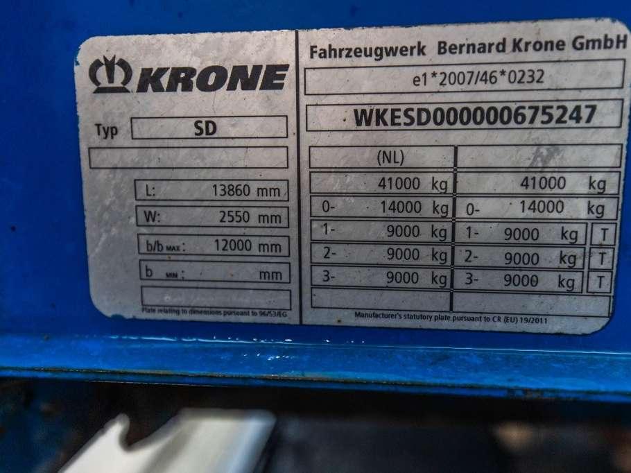 Krone SD P27-ALU BORDEN/RIDEAUX/LADEBOARD Foto 13
